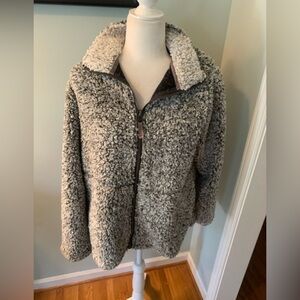 Dylan Gray Sherpa faux fur Jacket, size L